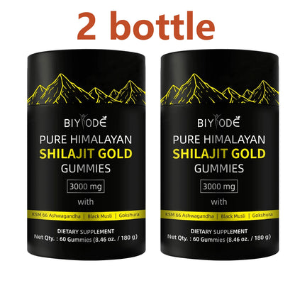 Shilajit Gummies Pure Himalayan Shilajit Soft Candy Help With Muscle Recovery Reduce Fatigue Boost Energy